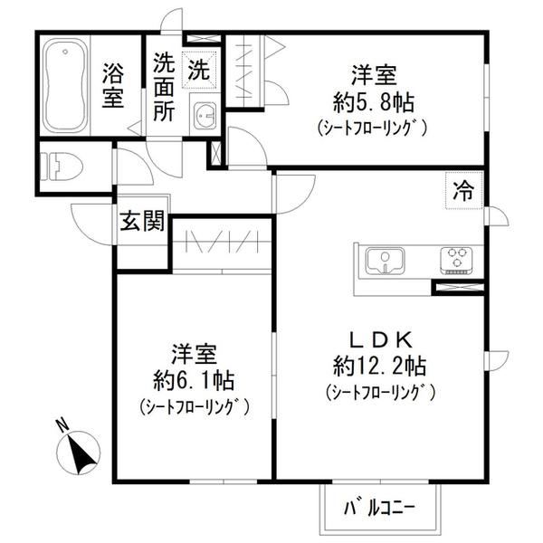 1/1 間取
