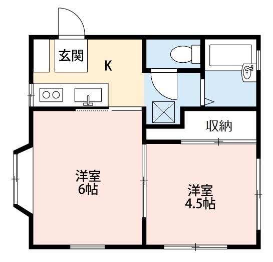 エステート向原の間取り