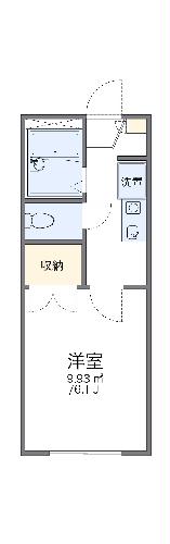 レオパレスフローラル・ヴィラの間取り