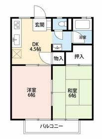 勝股サニーハイツの間取り