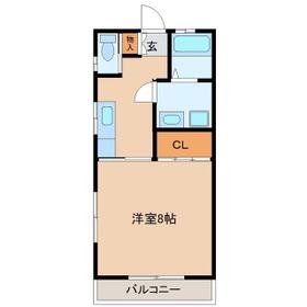 ヴィレッジ大森A棟の間取り