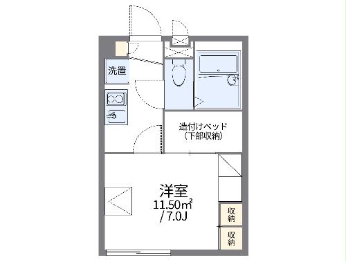 レオパレス若宮の間取り
