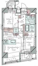 コンシェリア東京 HIGASHIJUJO RESIDENCの間取り