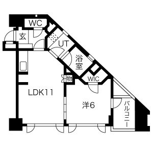 ピアース四谷の間取り