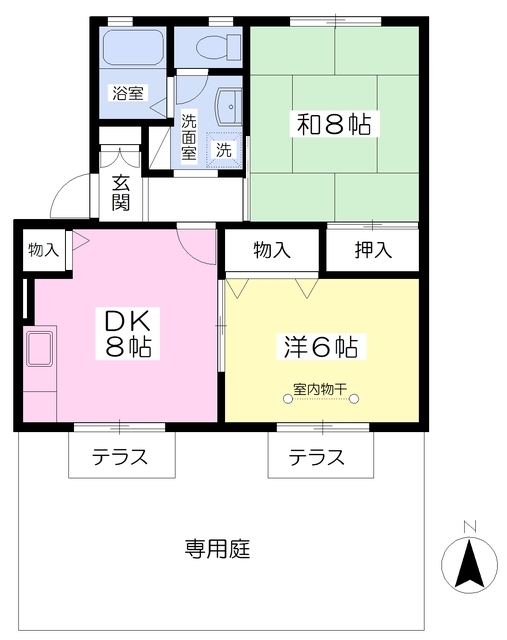 ハイツ・ヴィオラの間取り