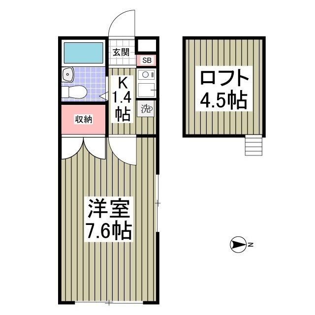 エスペラントイケダの間取り