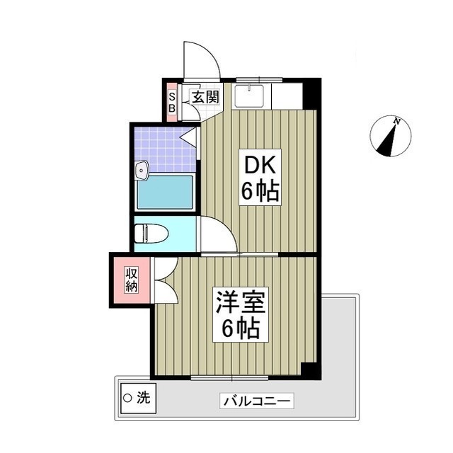 リュミエ越谷の間取り