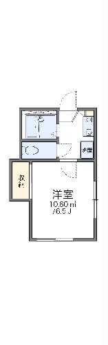 レオパレスアーバン泉の間取り
