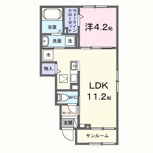 サンシャインネオBの間取り