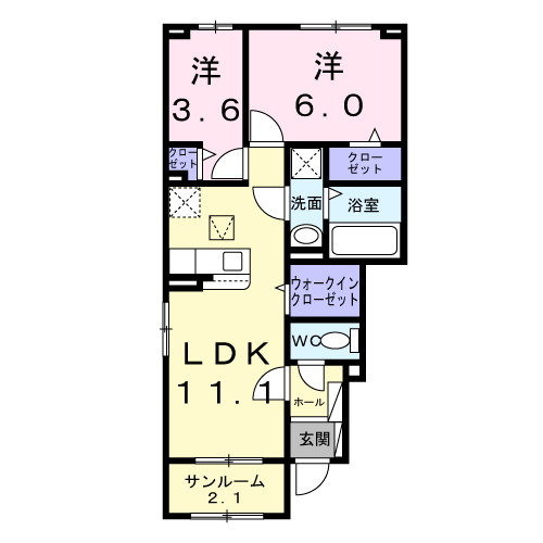 リベルテの間取り