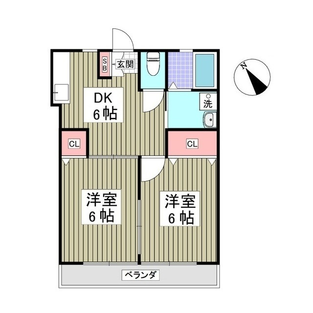 メゾンフルールの間取り