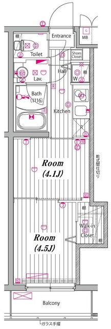 ガーラ・ヴィスタ練馬の間取り