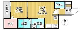 AJ蘇我Ⅲの間取り