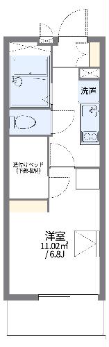 レオパレスサニーハイツの間取り