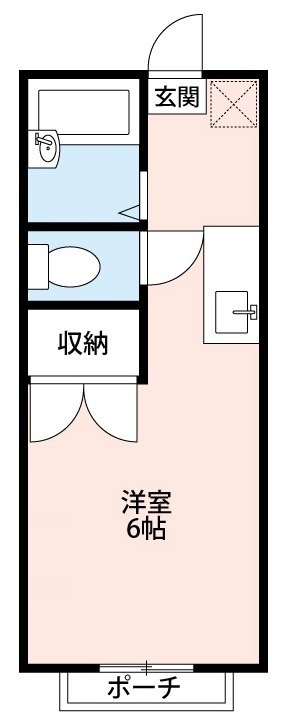 エステートピアシティ5 A棟の間取り