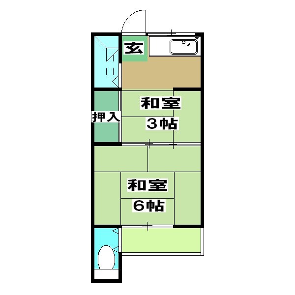 ヤマニ荘の間取り