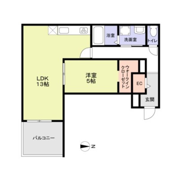 ＦｏｒｅｓｔＭａｉｓｏｎ京都北山　ＥＡＳの間取り