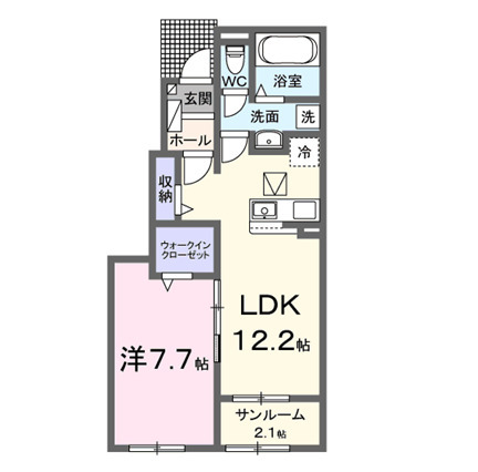 草深アパートⅣの間取り