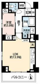 ディアスタ早稲田諏訪通りの間取り