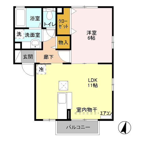 リ ジェルの間取り