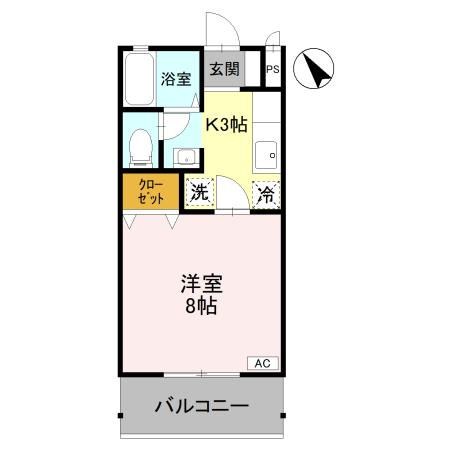 サンハイムミヤタ Aの間取り