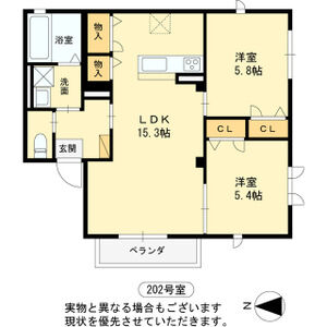 仮称）Ｇｒｅｅｎｇａｒｄｅｎことほぎの間取り