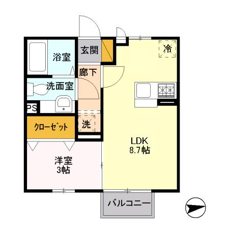 ブルーミングヒルの間取り