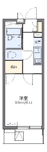 レオパレスセディチの間取り