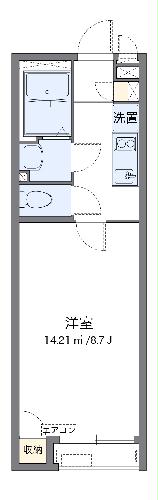 クレイノヴァンベ-ルの間取り