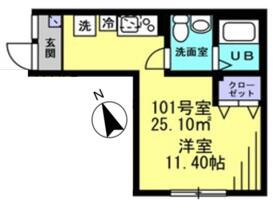 alcasa東大井の間取り