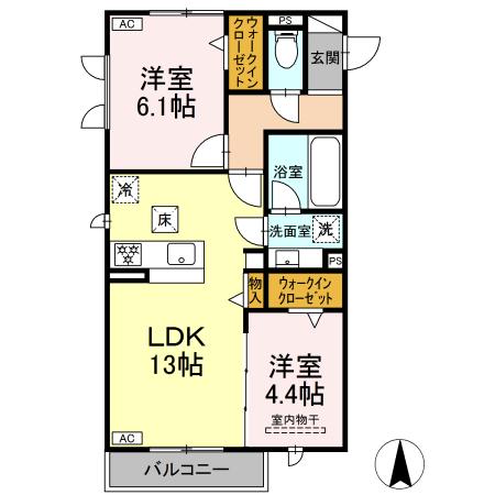 2/6 間取