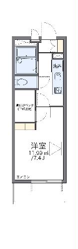 レオパレス中島町の間取り