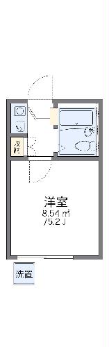 レオパレスTOSAの間取り