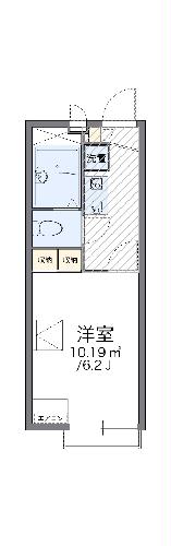 レオパレス旭Ⅱの間取り