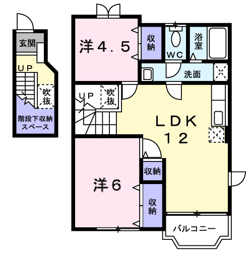 フォレストグリーンの間取り