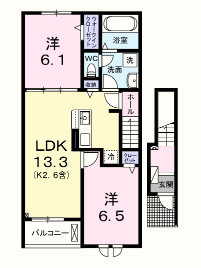 プティ ボヌールの間取り