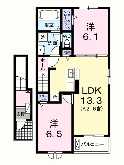 プティ ボヌールの間取り
