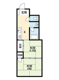 伸栄ハイツ海神の間取り