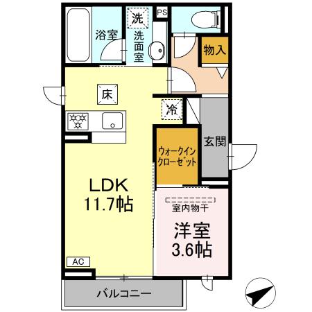 パプリカVIの間取り