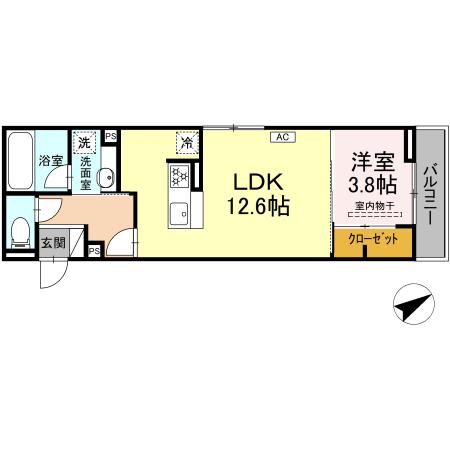 2/4 間取