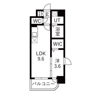 ソルテラス京都JUJO華の間取り