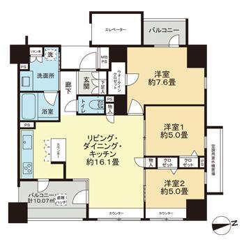 グーディッシュ西新井弐番館の間取り