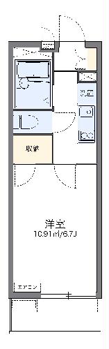 レオパレスリモーネ6の間取り