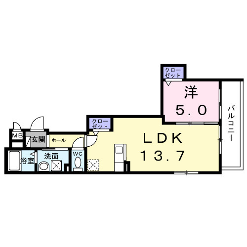 リマ　プラートの間取り