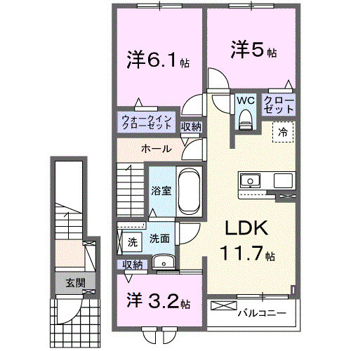 エスポワールの間取り