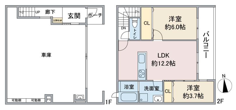 (仮称)G+COLOR梅が丘5丁目の間取り
