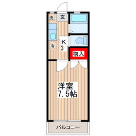 ニューライフ越塚の間取り