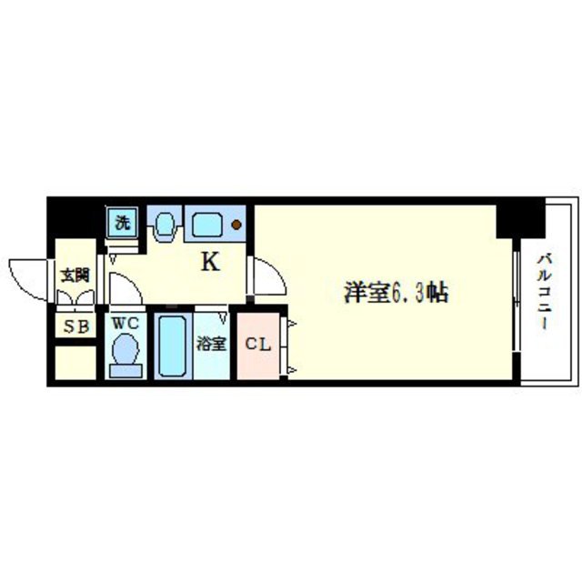 プレサンス京都四条堀川の間取り