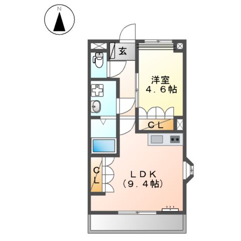 アメニティハイツの間取り