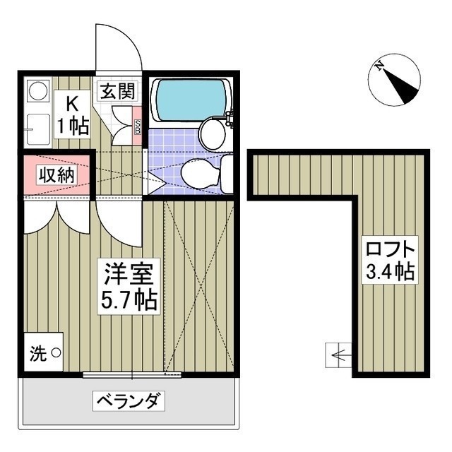 ブラウン第2の間取り